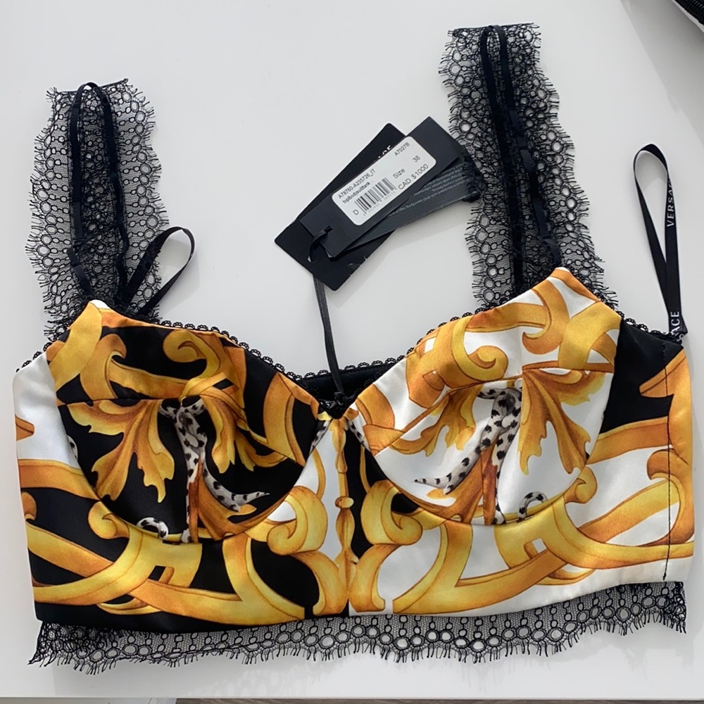 Versace crop top. Size 38! Brand new
